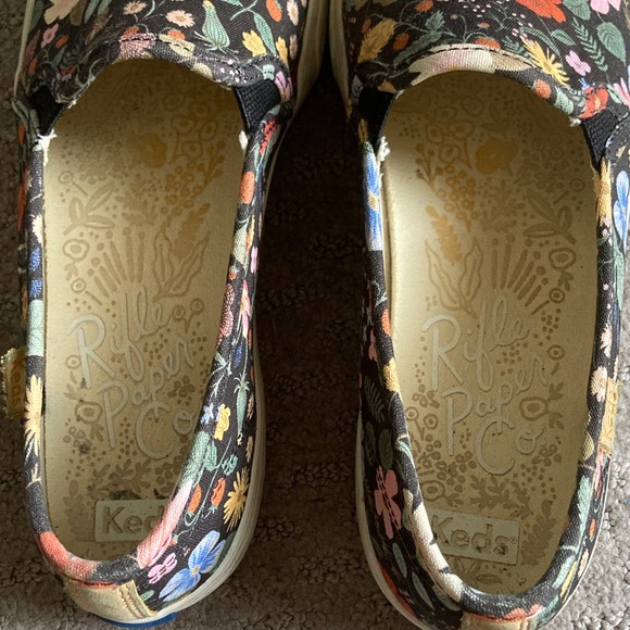 KEDS x RIFLE PAPER CO. floral slip-on sneakers, Sz 9.5. - Picture 8 of 10